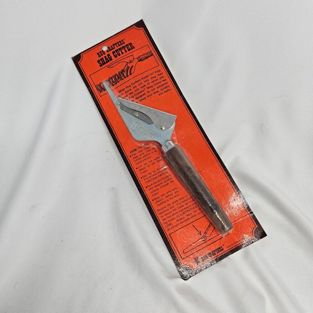 Vintage New Rug Crafters Shag Cutter